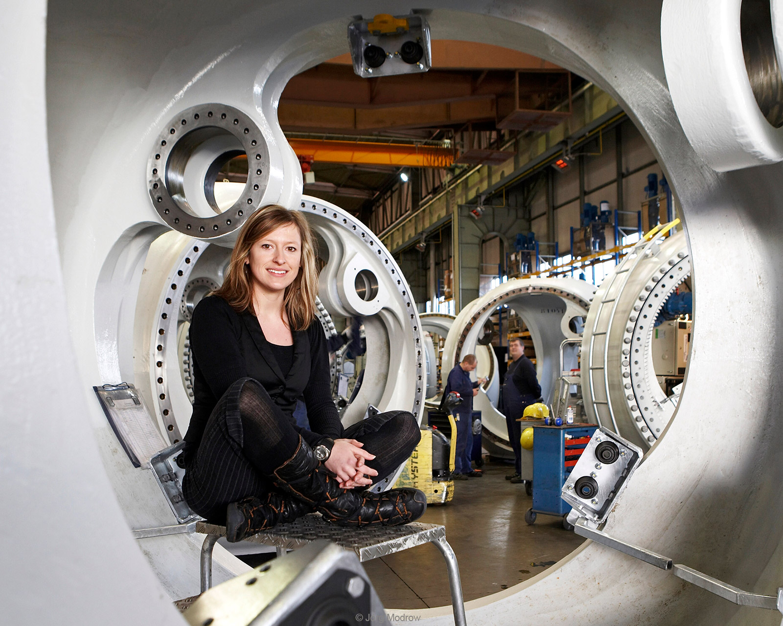 Businessportrait Fotografie - Mitarbeiterin Susann - Entwicklung - Erneuerbare Energie