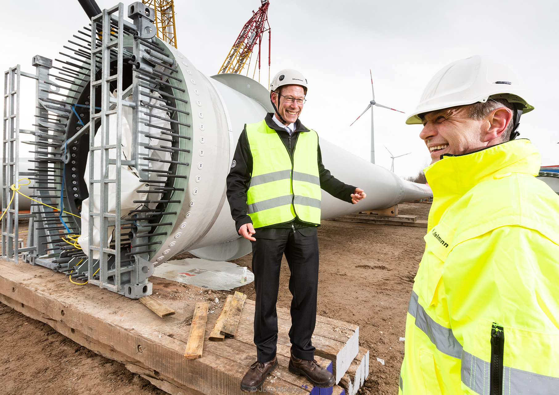 Industriefotografie - Windkraftanlage, Bremerhaven