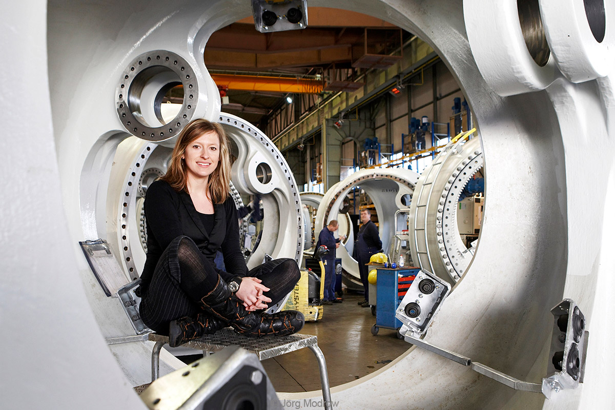 Industrie Mitarbeiterfoto Entwicklung